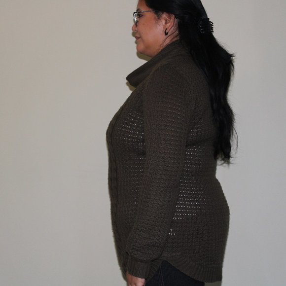 Eclipse mock neck sweater tunic - Picture 5 of 5